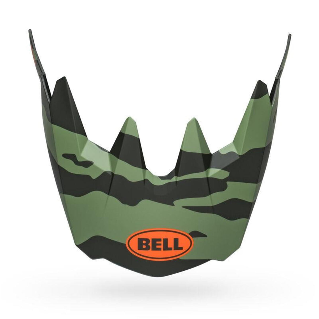 Bell Sanction 2 Helmet Visor: Matte Dark Green/Orange 2Xs-S