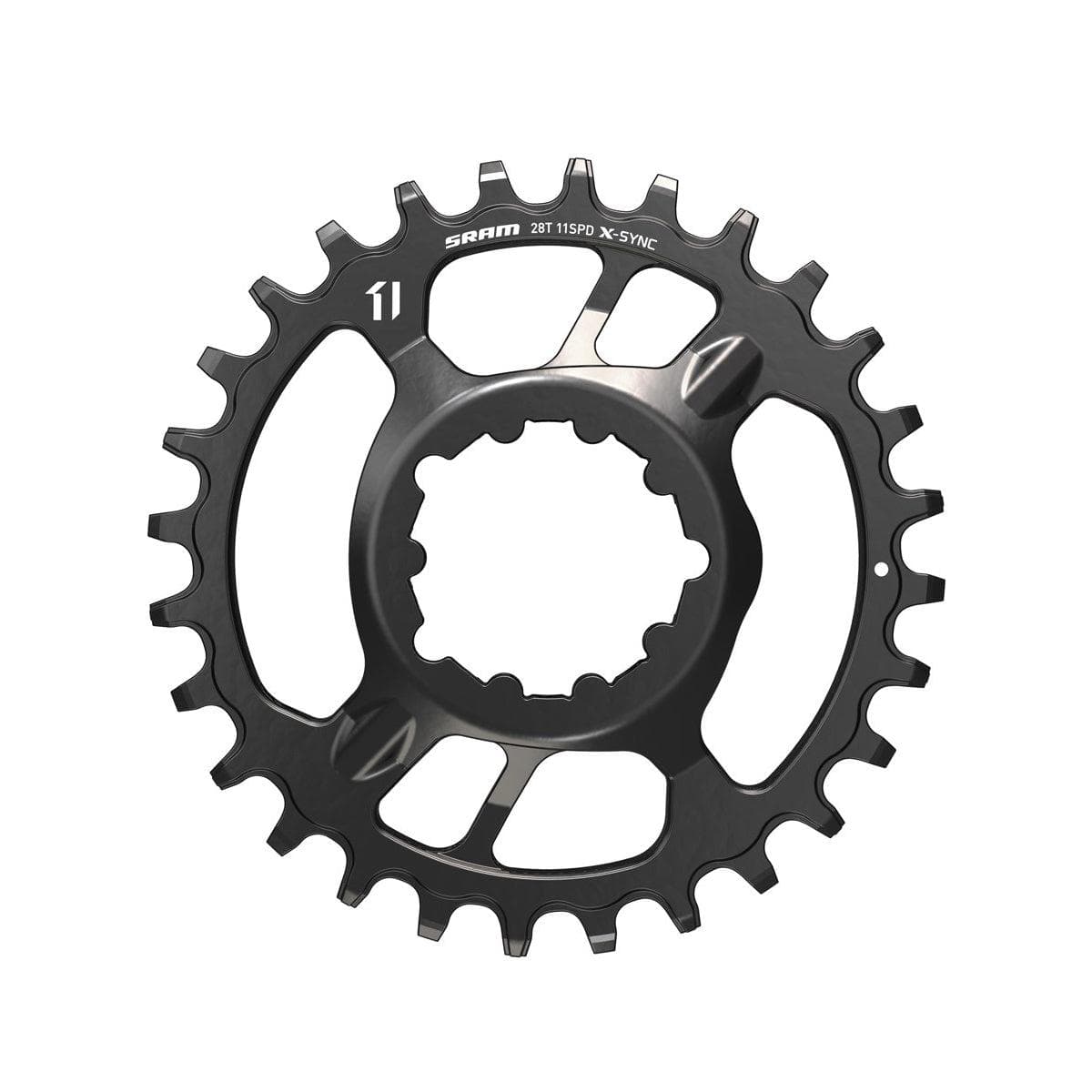 Sram Chain Ring X-Sync 28T Direct Mount 3Mm Offset Boost Alum 11 Speed - Boost Drivetrain Only: Black 11Spd 28T