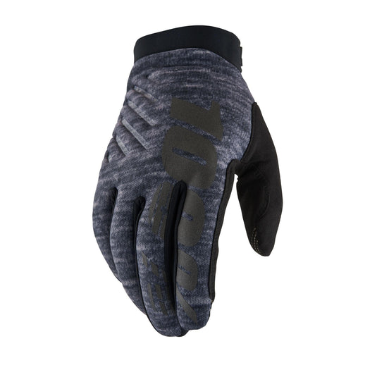 100% Brisker Cold Weather Glove - Heather Grey - Medium