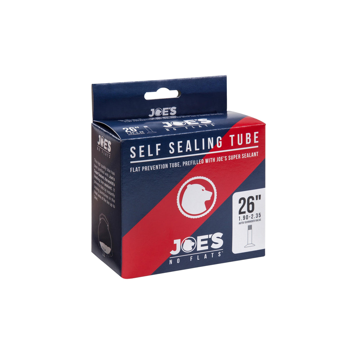 Joe'S No Flats Mtb Self Sealing Tube (29 X 1.90 - 2.235 Schrader Valve):  29 X 1.9-2.35"