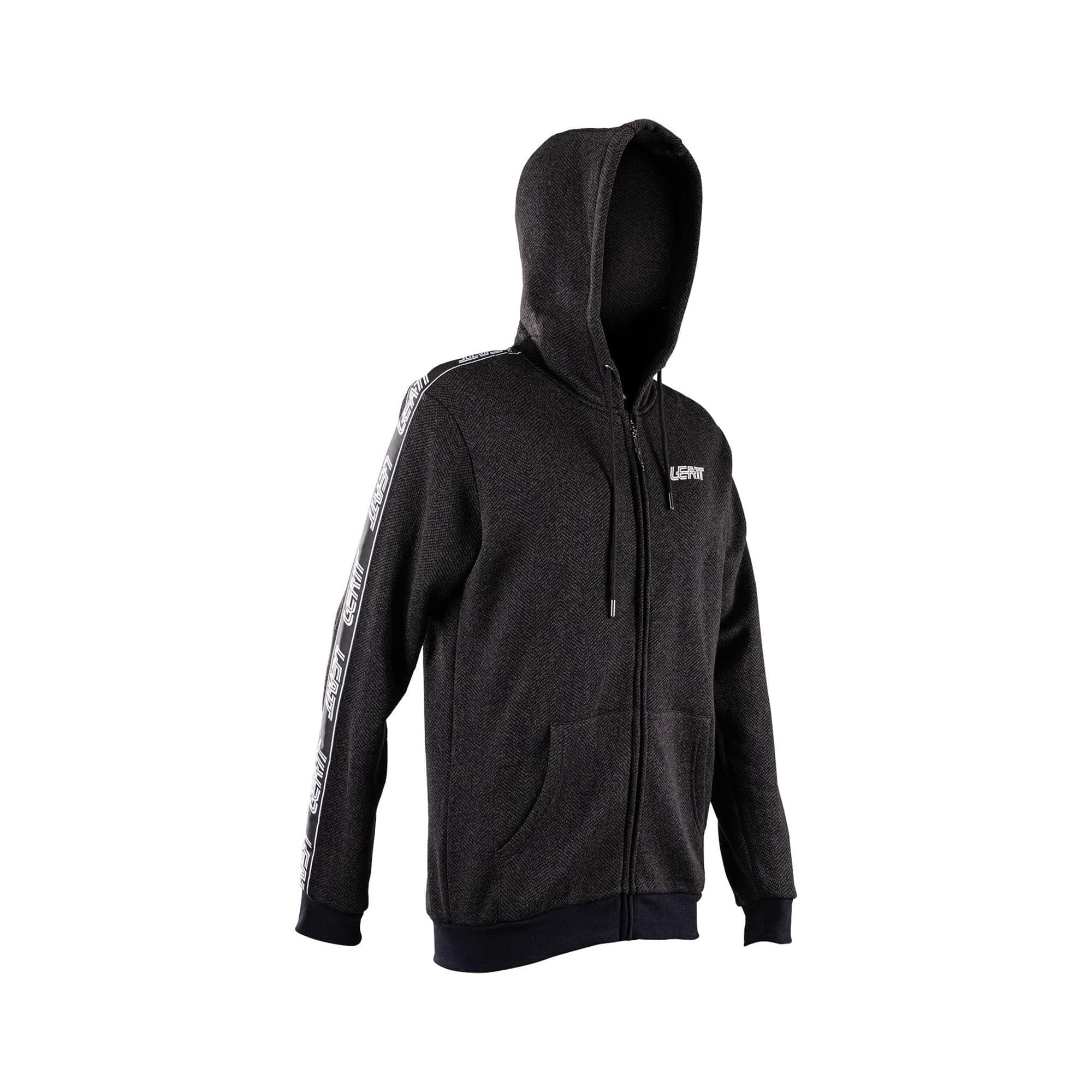 Leatt Zip Up Tech Hoodie 2026: BLACK M – BikeParts.co.uk