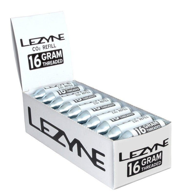 Lezyne 16G Threaded CO2 Cartridge Box of 30