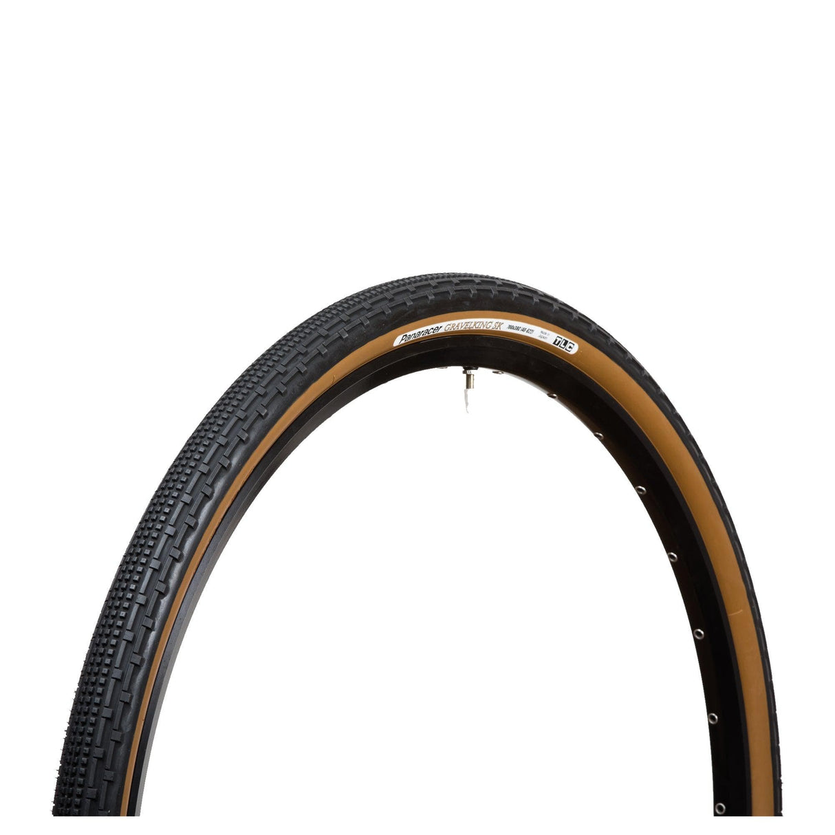 Panaracer Gravelking Sk Tlc Folding Tyre: Black/Brown 700X38C