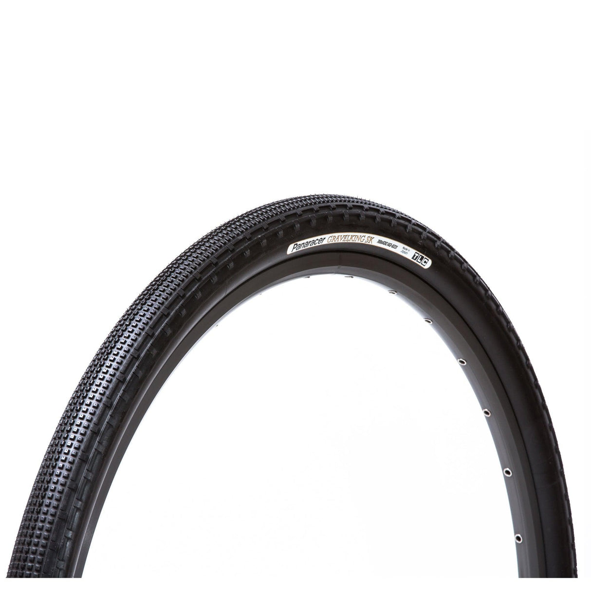 Panaracer Gravelking Sk Tlc Folding Tyre: Black/Black 700X43C
