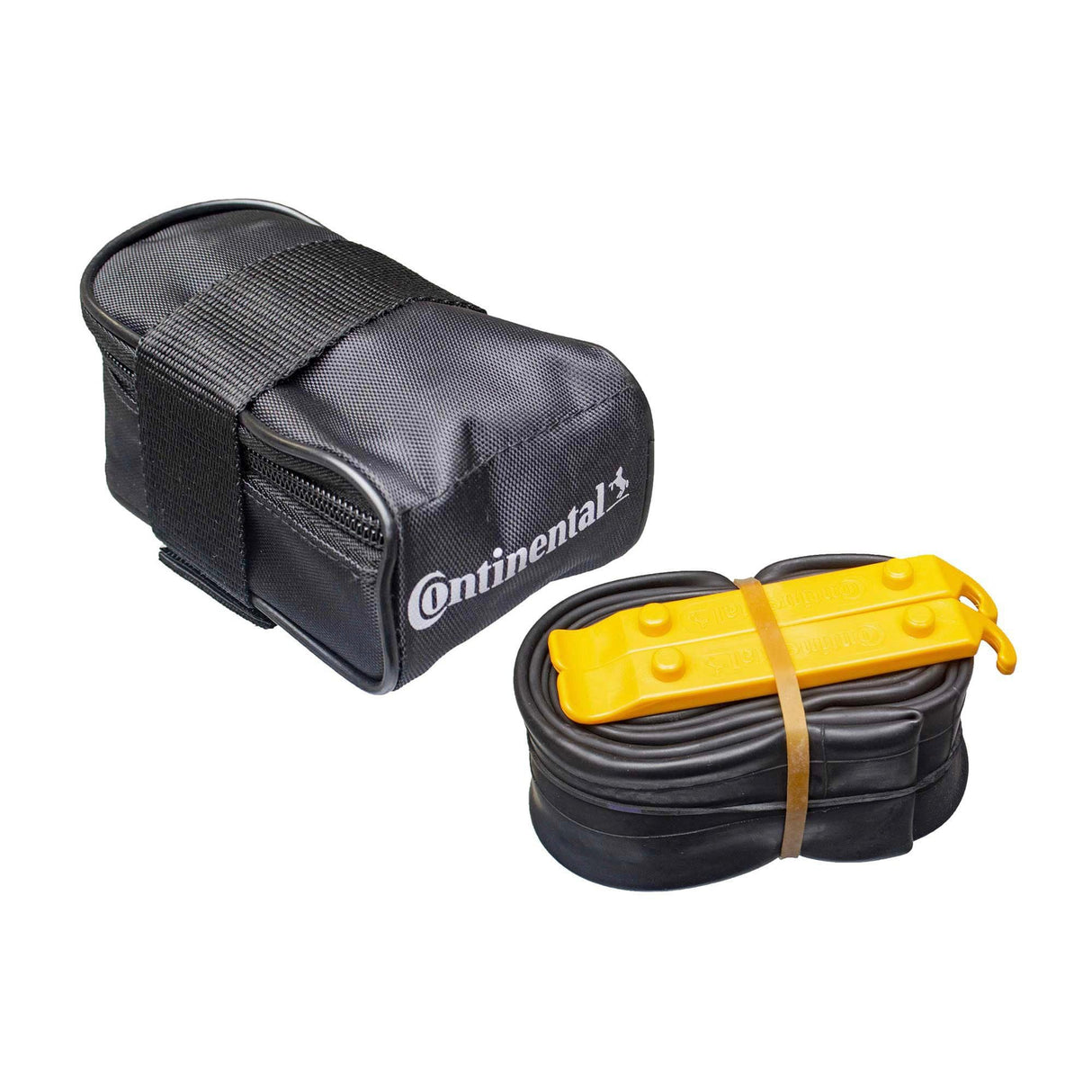 Continental Mtb Saddle Bag With Mtb 27.5 X 1.75X2.5 Presta 42Mm Valve Tube And 2 Tyre Levers: Black