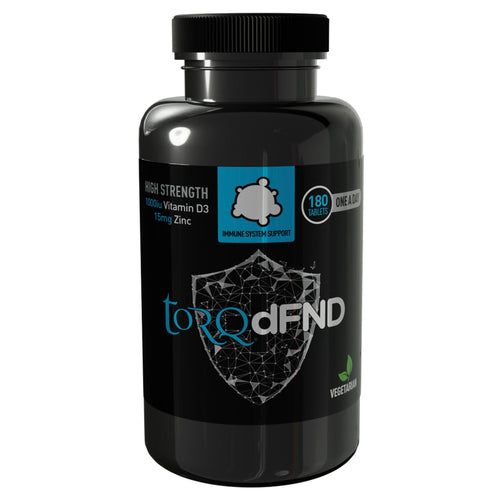 Torq Dfnd Vitamin D3 & Zinc (180 Tablets):
