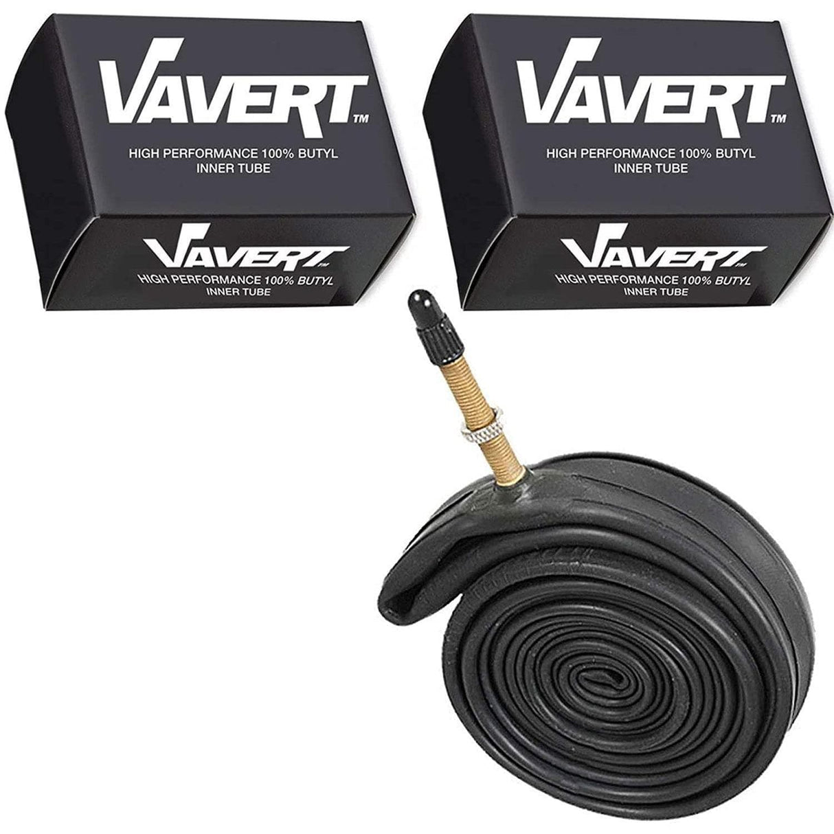 Vavert Inner Tube - Presta 40Mm Valve: Black 27.5X2.40/2.60"