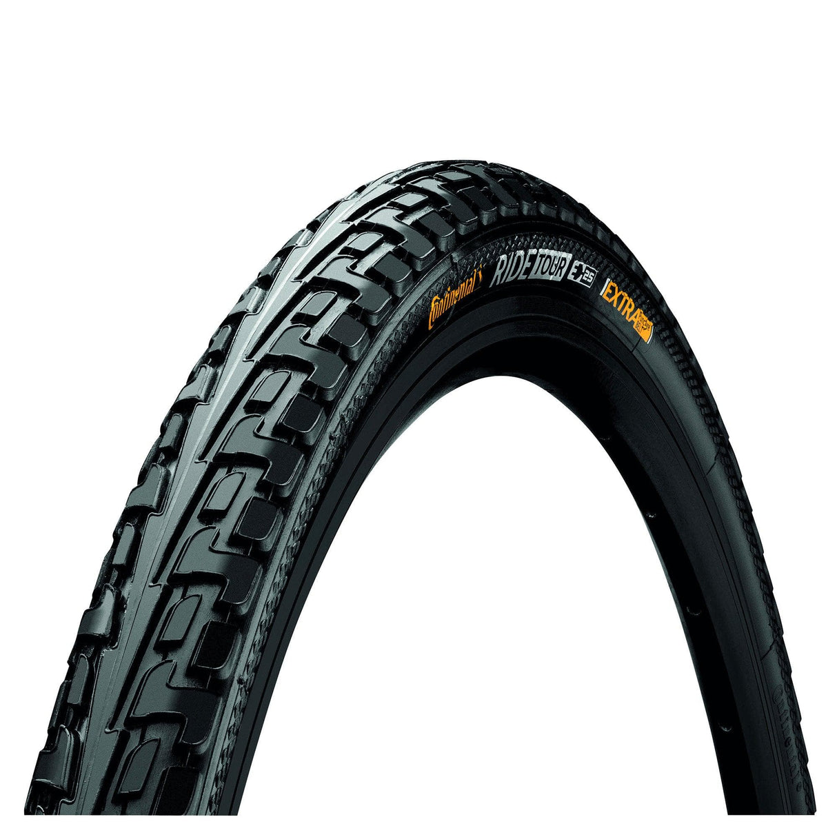 Continental Ride Tour Tyre - Wire Bead: Black/Black 16X1.75"
