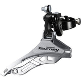 Shimano Tourney / TY FD-TY300 Tourney 6/7-speed triple front derailleur; down pull; 31.8 mm; for 42T