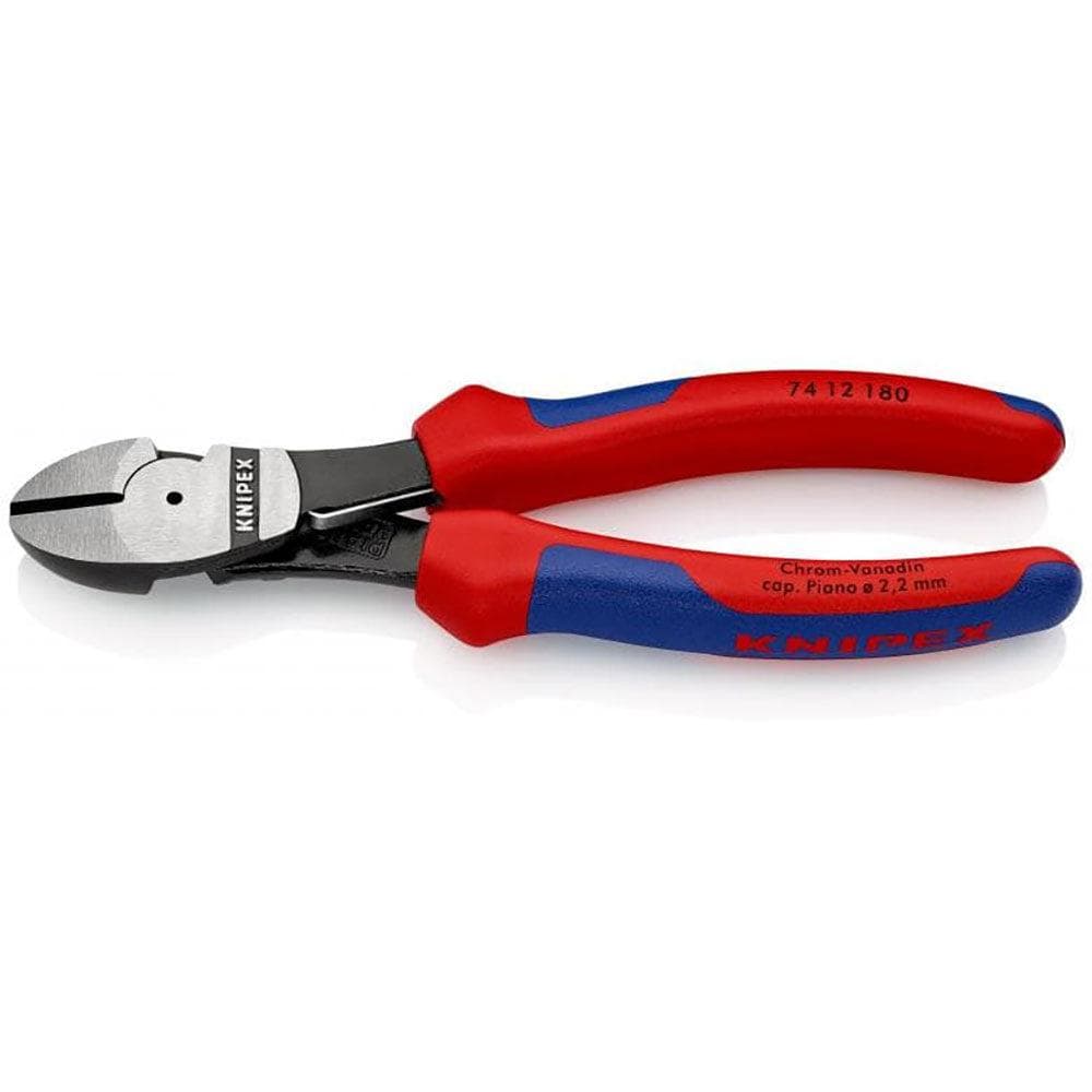 Knipex High Leverage Diagonal Side Cutters W/Grips 180mm