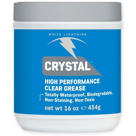 White Lightning Crystal Grease - Clear Grease - 1lb 455g tub