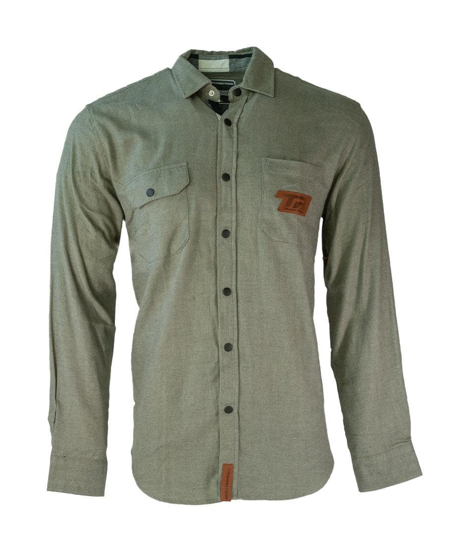 Transition TBC - Huckit Flannel Shirt (Sage Green XL)