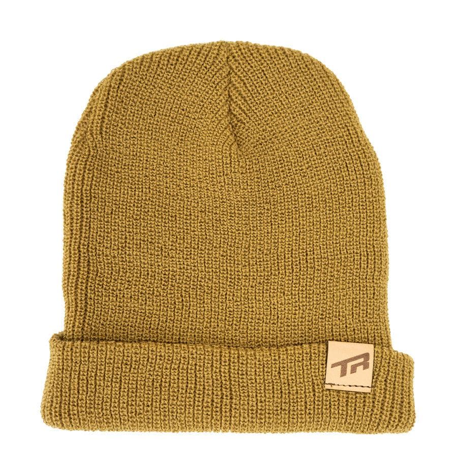 Transition TBC - TR Leather Tag Beanie Hat (Loam Gold)