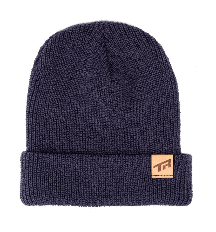 Transition TBC - TR Leather Tag Beanie Hat (Midnight Blue)