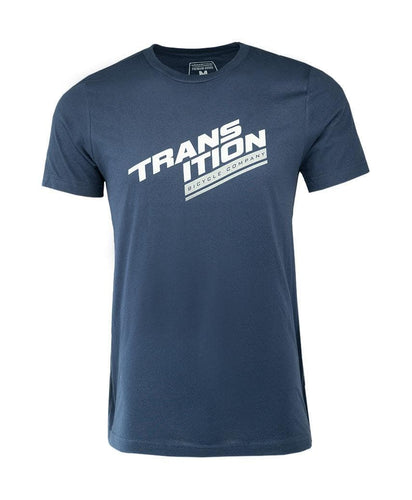 Transition TBC - T-Shirt: Transition Stack Logo (Navy, L)