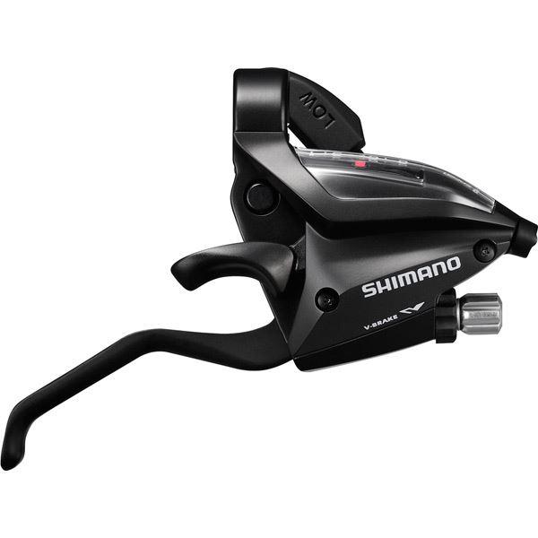 Shimano Altus ST-EF500 Shifter/Brake Lever Set - 3x7 Speed, Black
