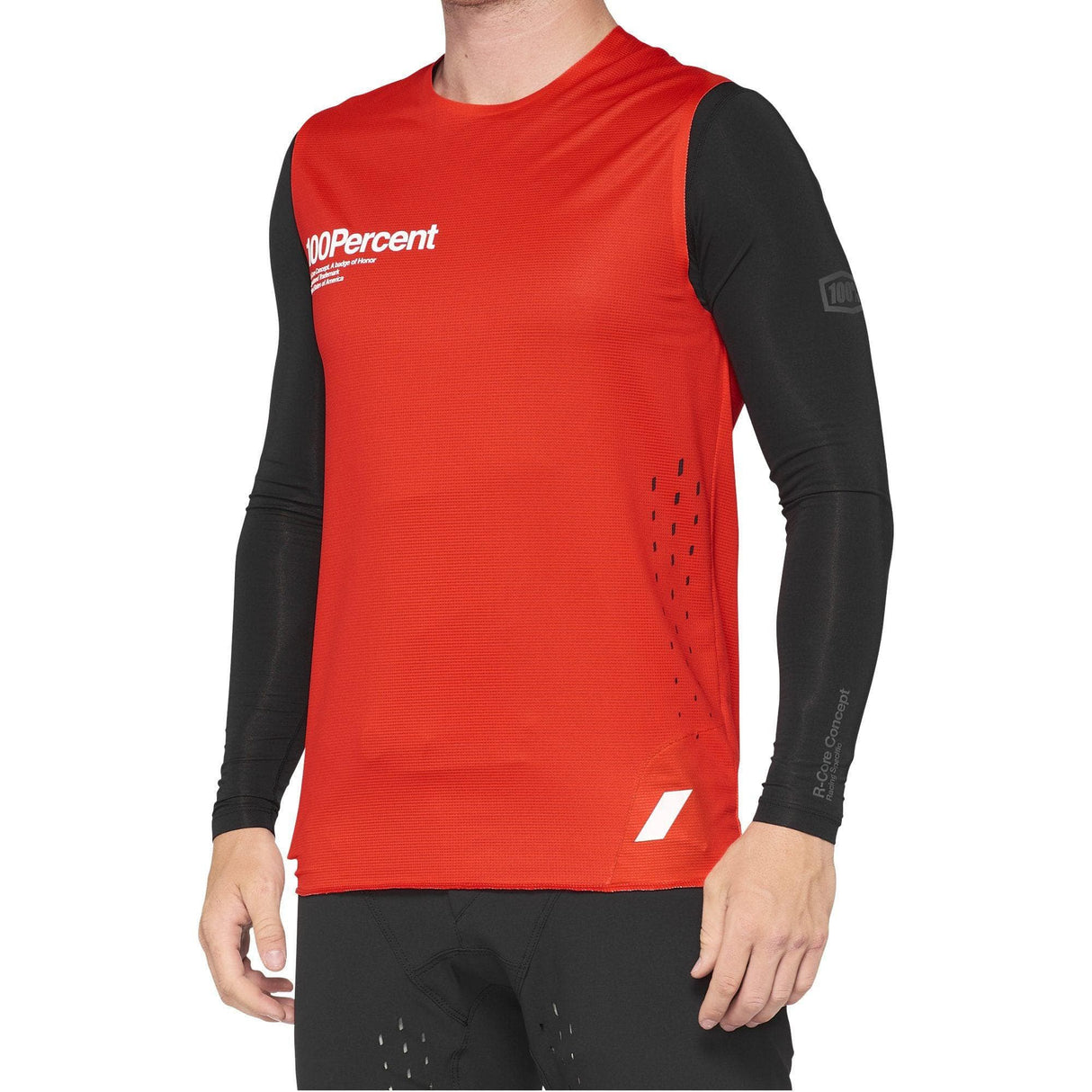 100% R-Core Concept Sleeveless Jersey 2022 Red M