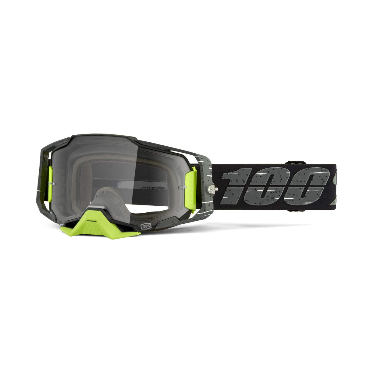 100% Armega Antibia Downhill Dirt Bike Goggles - Clear Lens