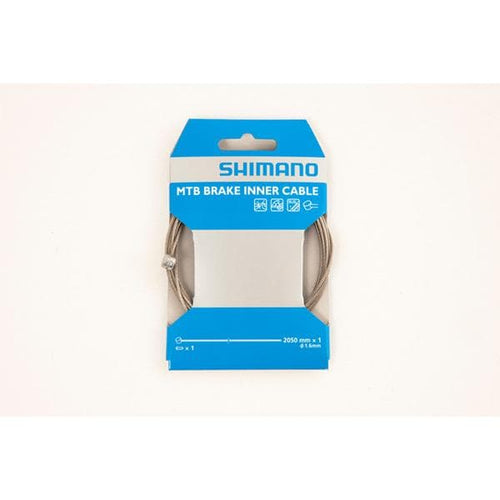 Shimano Spares MTB stainless steel inner brake wire;1.6 x 2050 mm; single