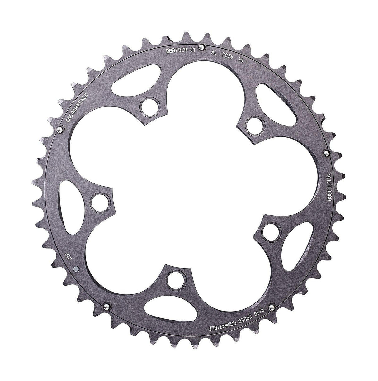BBB BCR-31 - CompactGear Chainring (S9/10, 110BCD, 46T)
