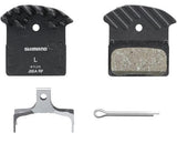 Shimano Spares J05A-RF disc pads and spring; alloy back with cooling fins; resin