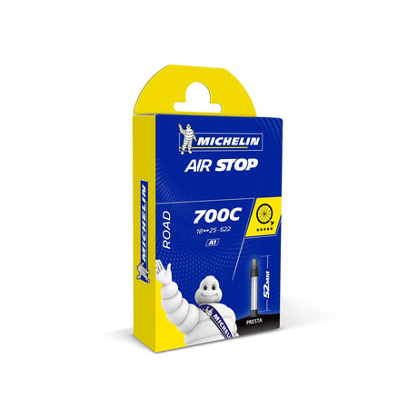 Michelin Airstop Road Inner Tube - 700c x 18-25mm (Presta 52mm)