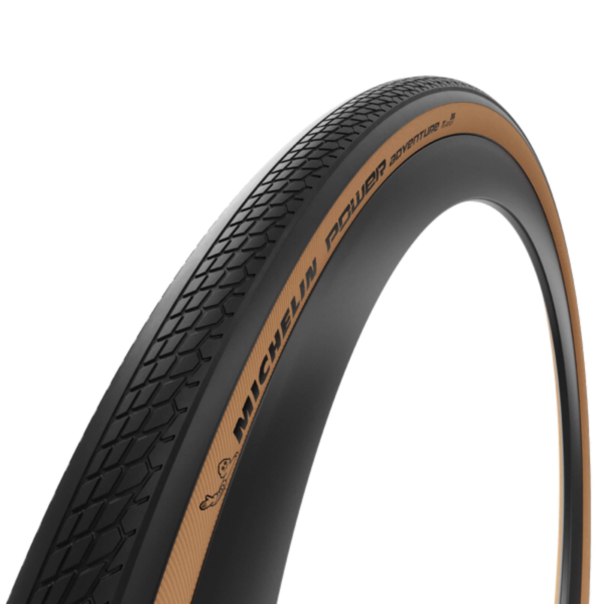 michelin gravel bike tires Michelin Power Adventure Gravel Tyre 700 x 36c Classic (36-622) – BikeParts.co.uk