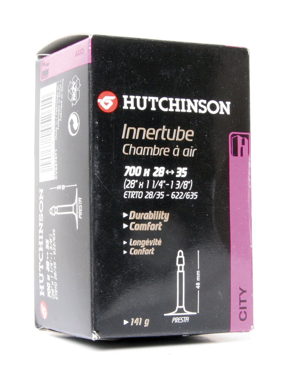 Hutchinson Standard City Tube (700 x 28 - 35, 32mm Schrader)