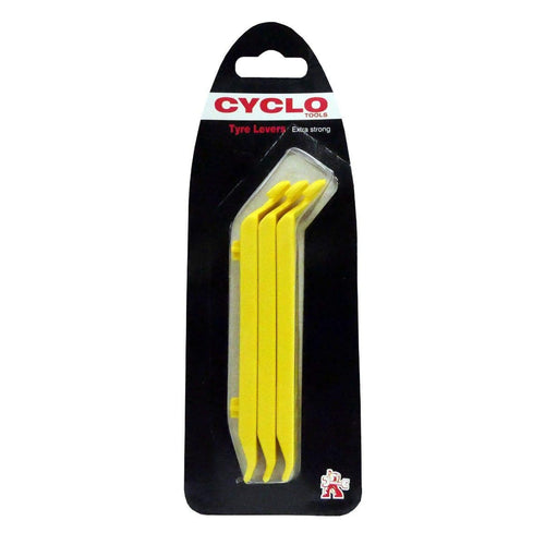 Weldtite Cyclo Tyre Levers Nylon x3 (x25) Yellow