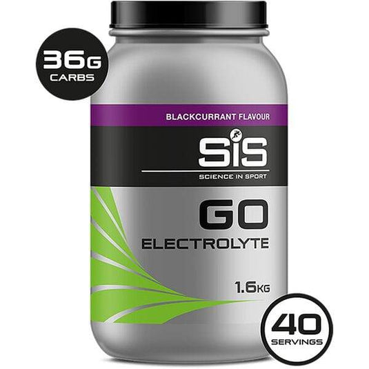 Science In Sport GO Electrolyte drink powder - 1.6 kg tub - blackcurrant