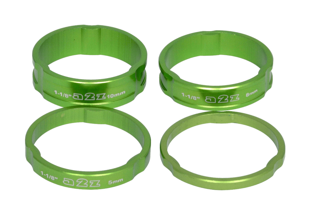 A2Z Alloy Headset Spacers - 1 1/8" - Pack of 4