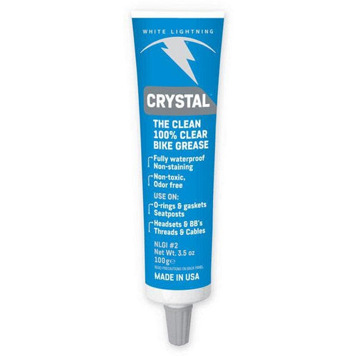 White Lightning Crystal Grease - Clear Grease - 3.5oz / 100g tube