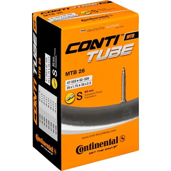 Continental MTB 26 x 1.75 - 2.25 inch Presta 60 mm long valve Inner Tube