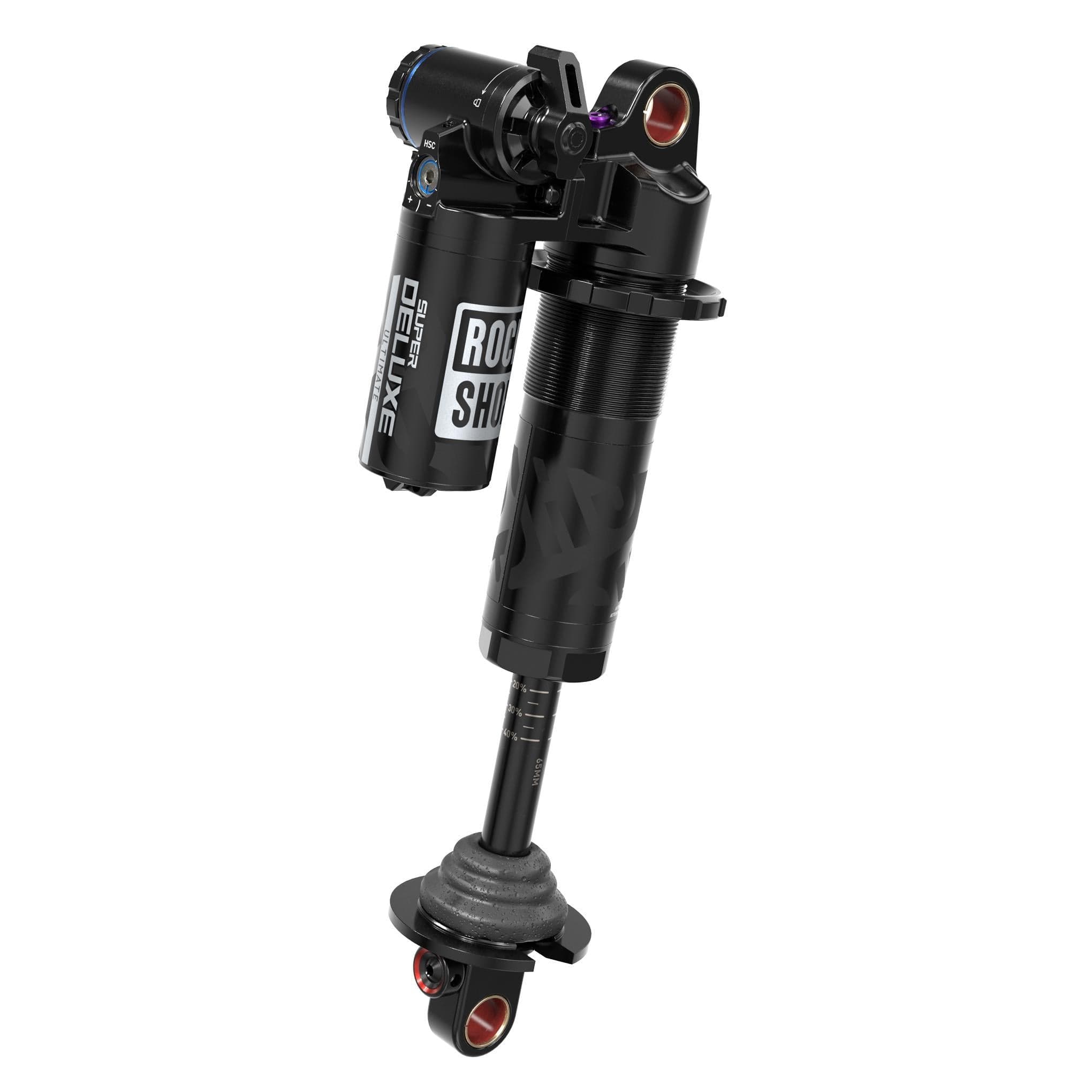 Rockshox Rear Shock Super Deluxe Coil Ultimate RC2T -  Linearreb/Mcomp, 320lb Lockout, Hydraulic Bottom Out, Standard Bearing (Spring Sold Separate) B1 Transitionpatrol 2017: BLACK 230X65
