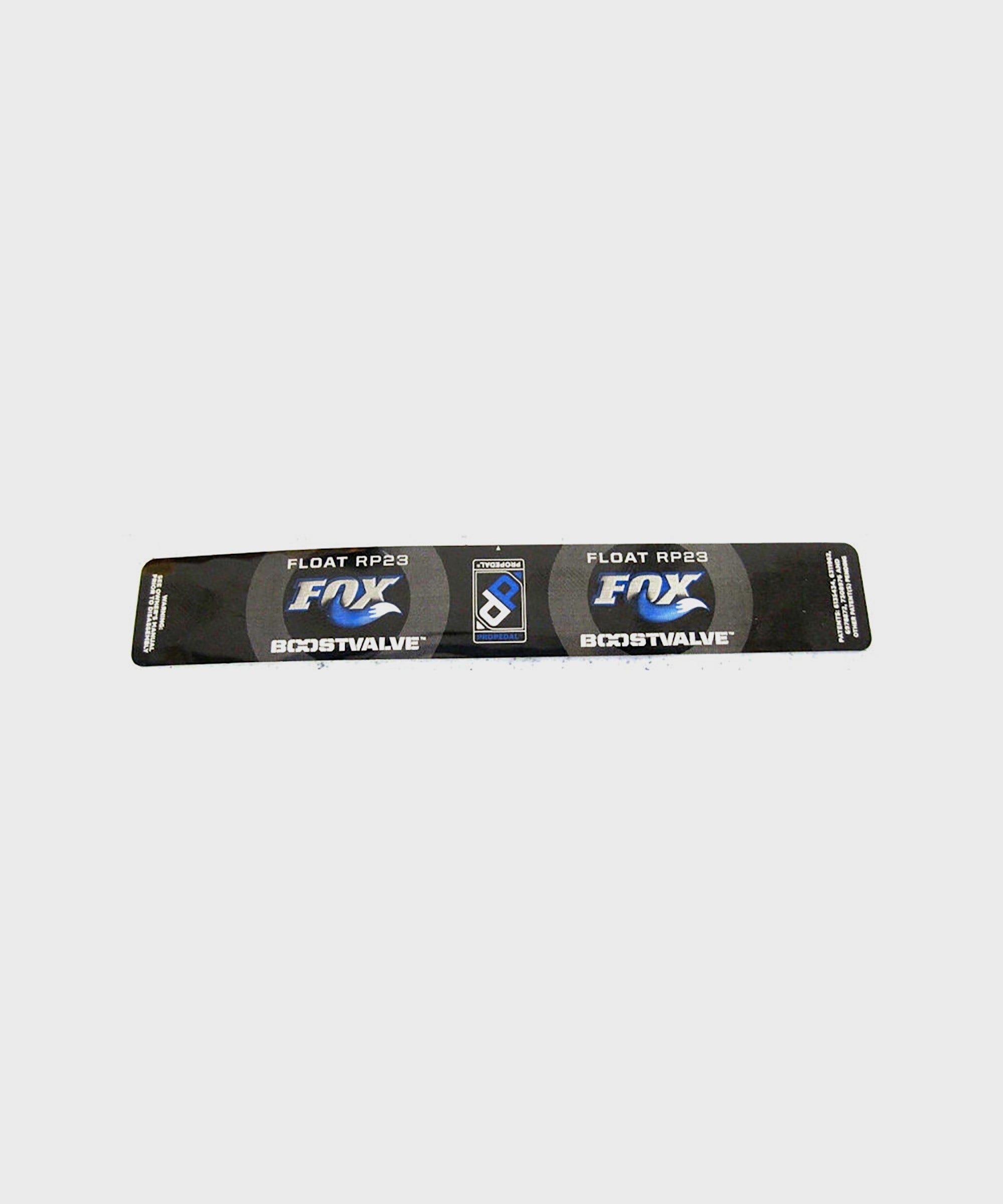 FOX Shock FLOAT RP23 Shock Boost Valve Decal 2010 5.5 / 6.0