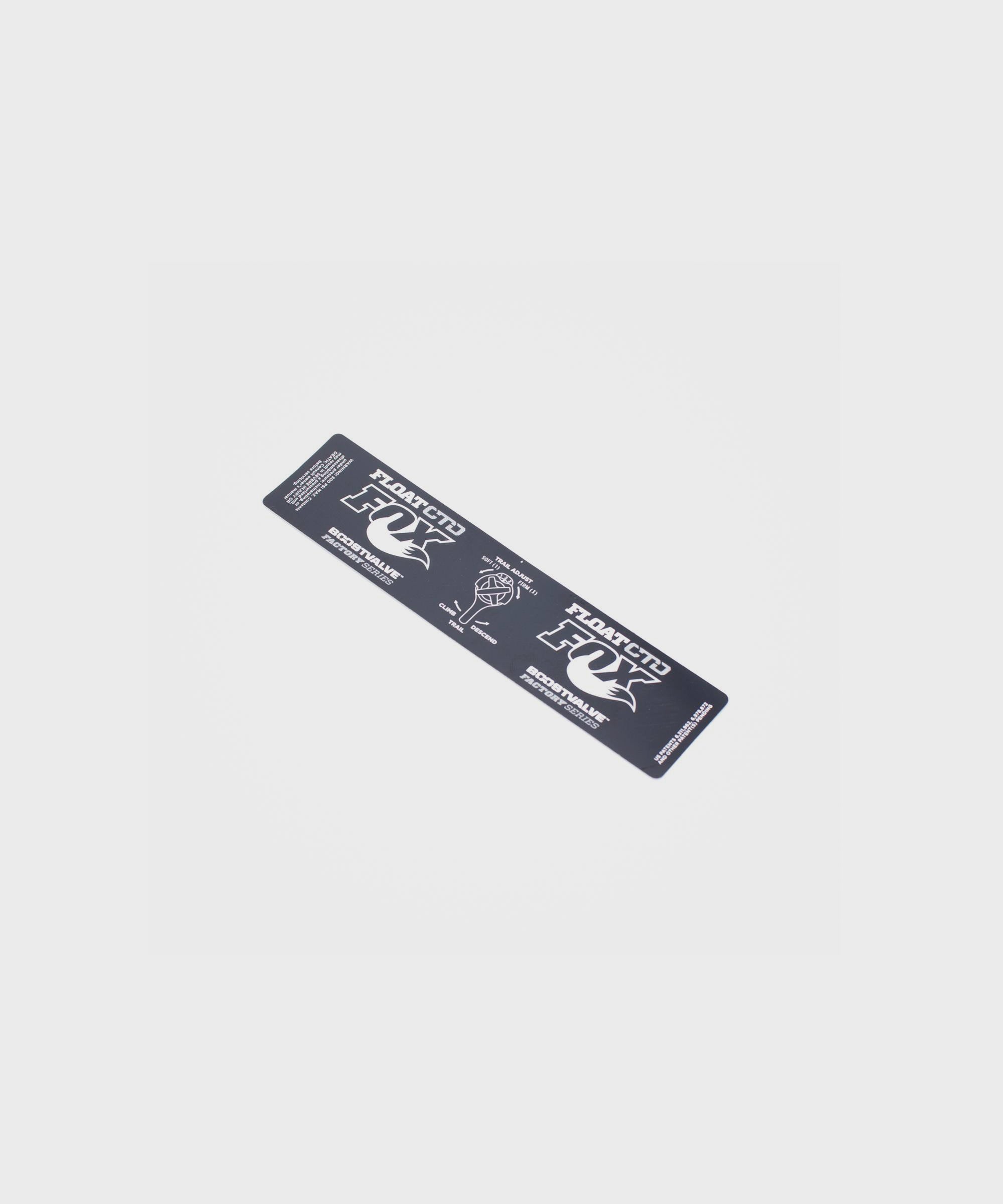 FOX Shock Float CTD Adj BV/XV Performance 2013 Decal