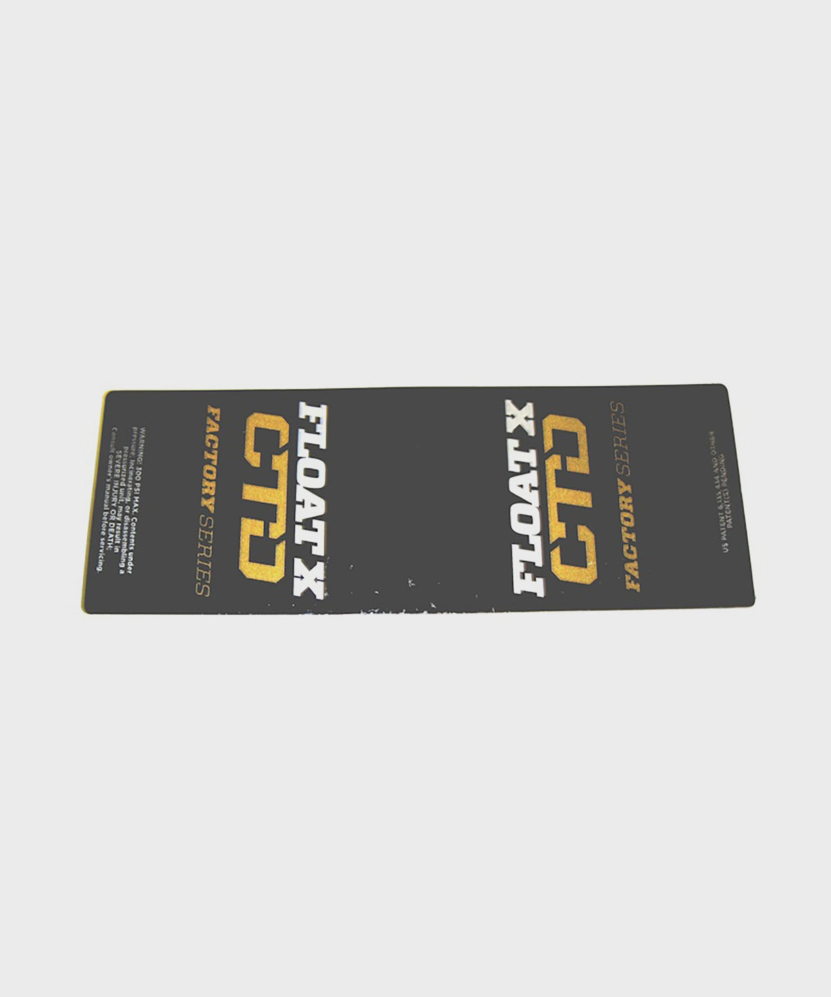 FOX Shock FLOAT X CTD LV Decal 2014 Gold