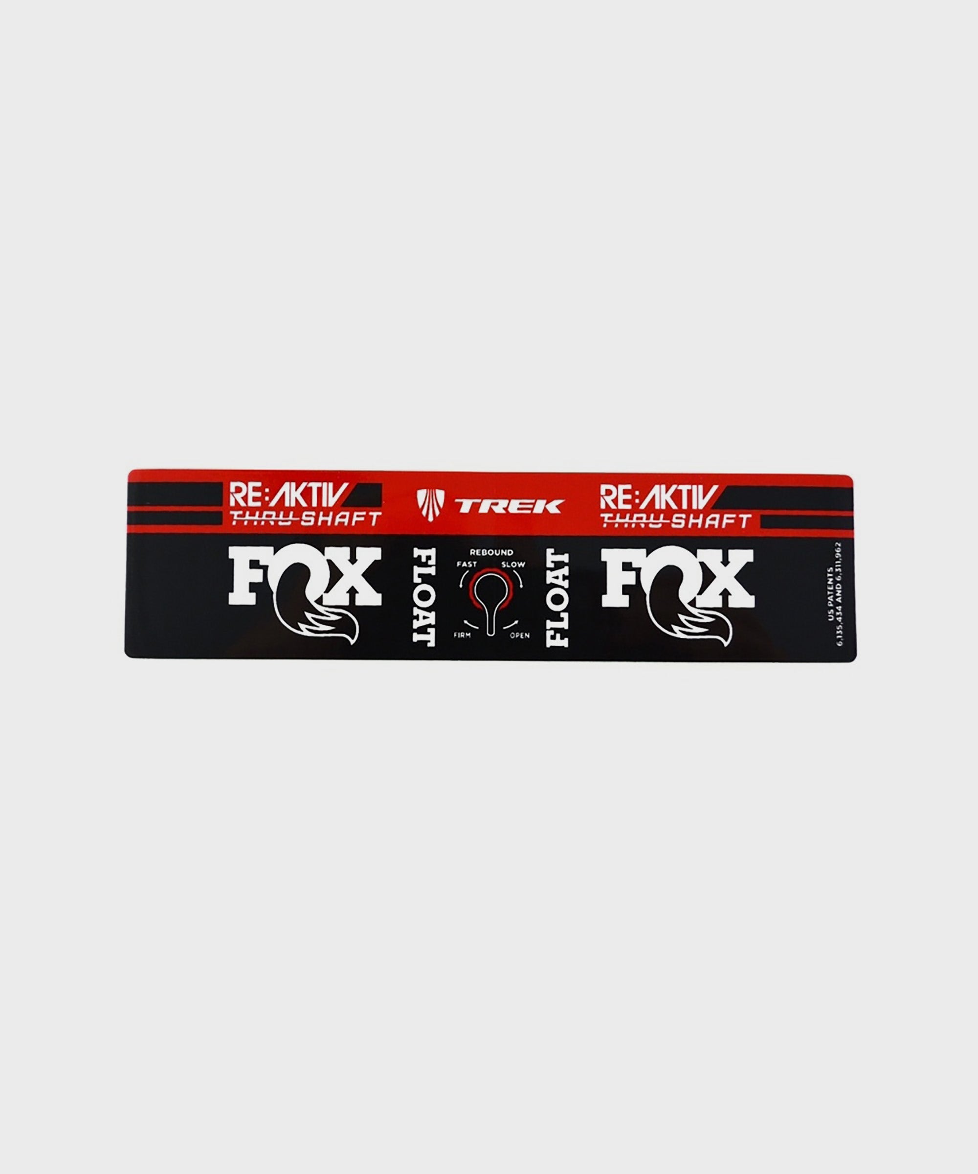 FOX Fork Thru-Shaft Decal 2018