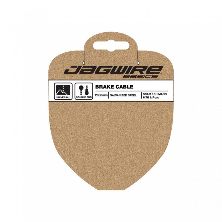 Jagwire Basic MTB & Road Brake Cable - Galv - Shim - Silver
