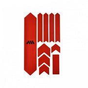 All Mountain Style Frame Guard Extra - Red - Red