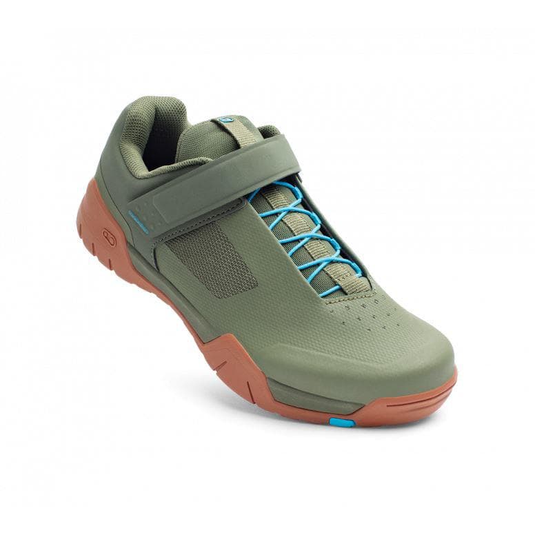 Crankbrothers Mallet E Speedlace - Green/Blue/Gum -