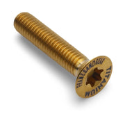 Framesandgear Ti Top Cap Bolt M6 x 30 Gold (flat head)