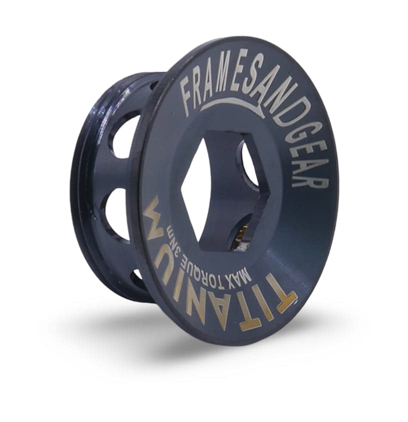 Framesandgear Ti Crank Arm Cover Bolt Smoke