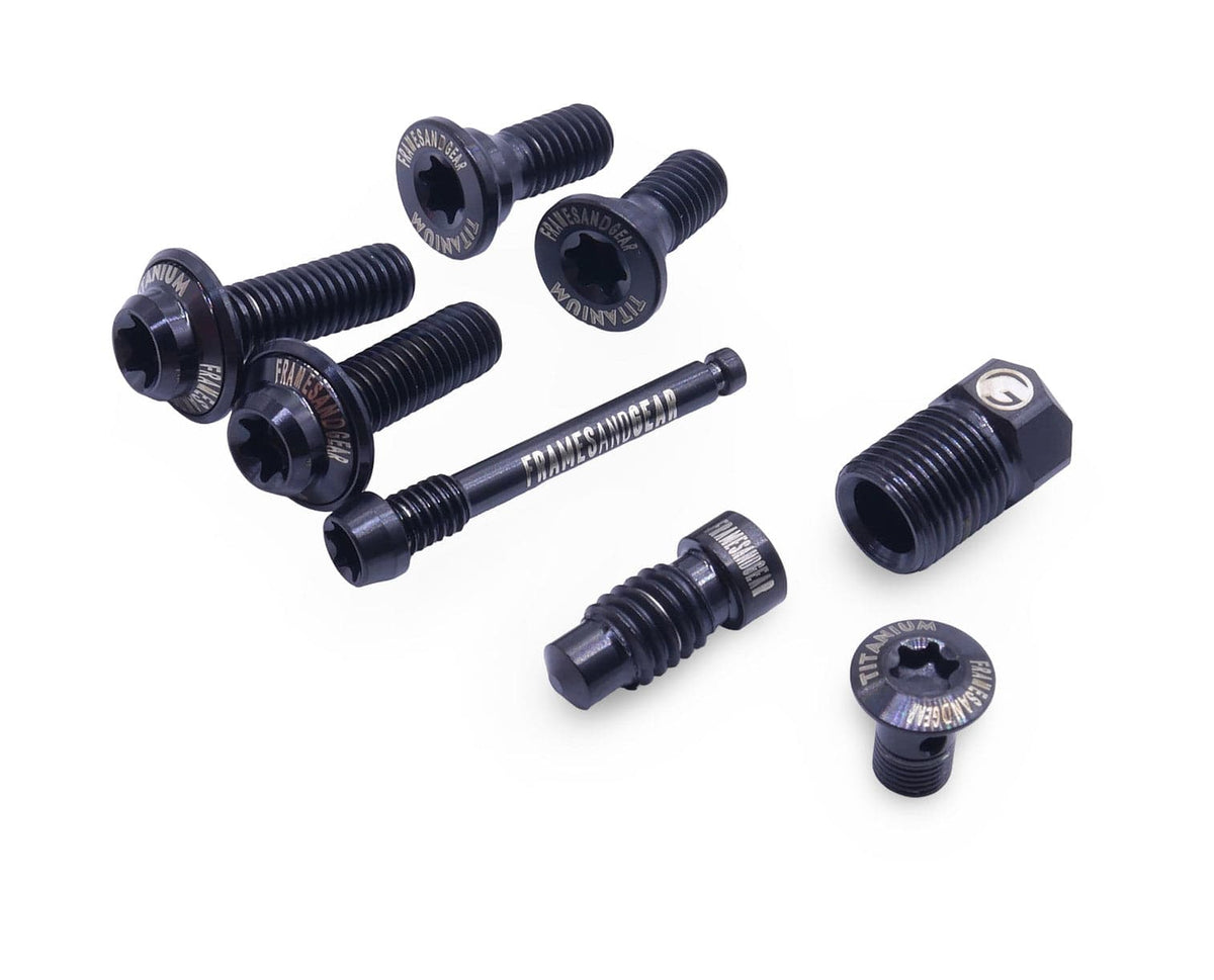 Framesandgear Ti Disc Brake Caliper Bolts M5 x 16