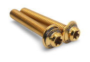 Framesandgear Ti Disc Brake Caliper Bolts M5 x 30 Gold