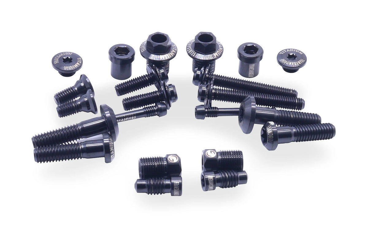 Framesandgear Ti Replacement Bolt Kit for Shimano Ultegra R8170 Black
