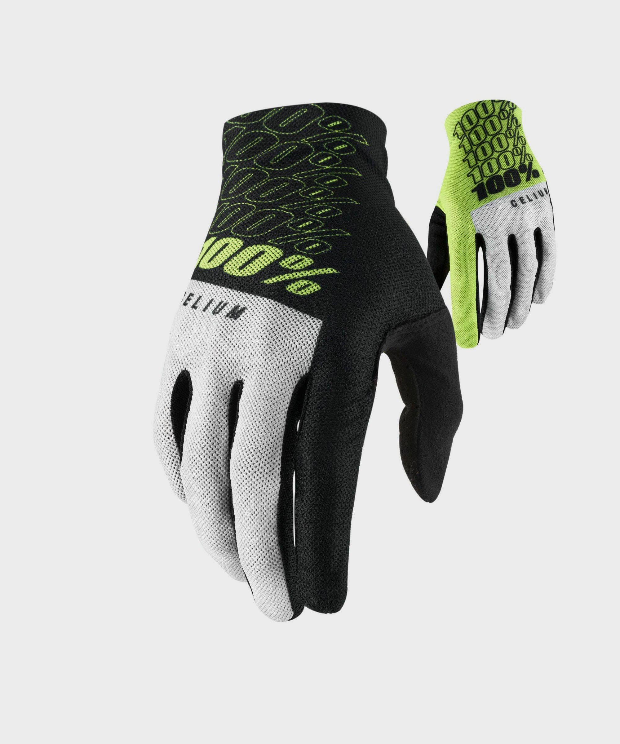 100% Celium Glove Fluo Yellow XXL