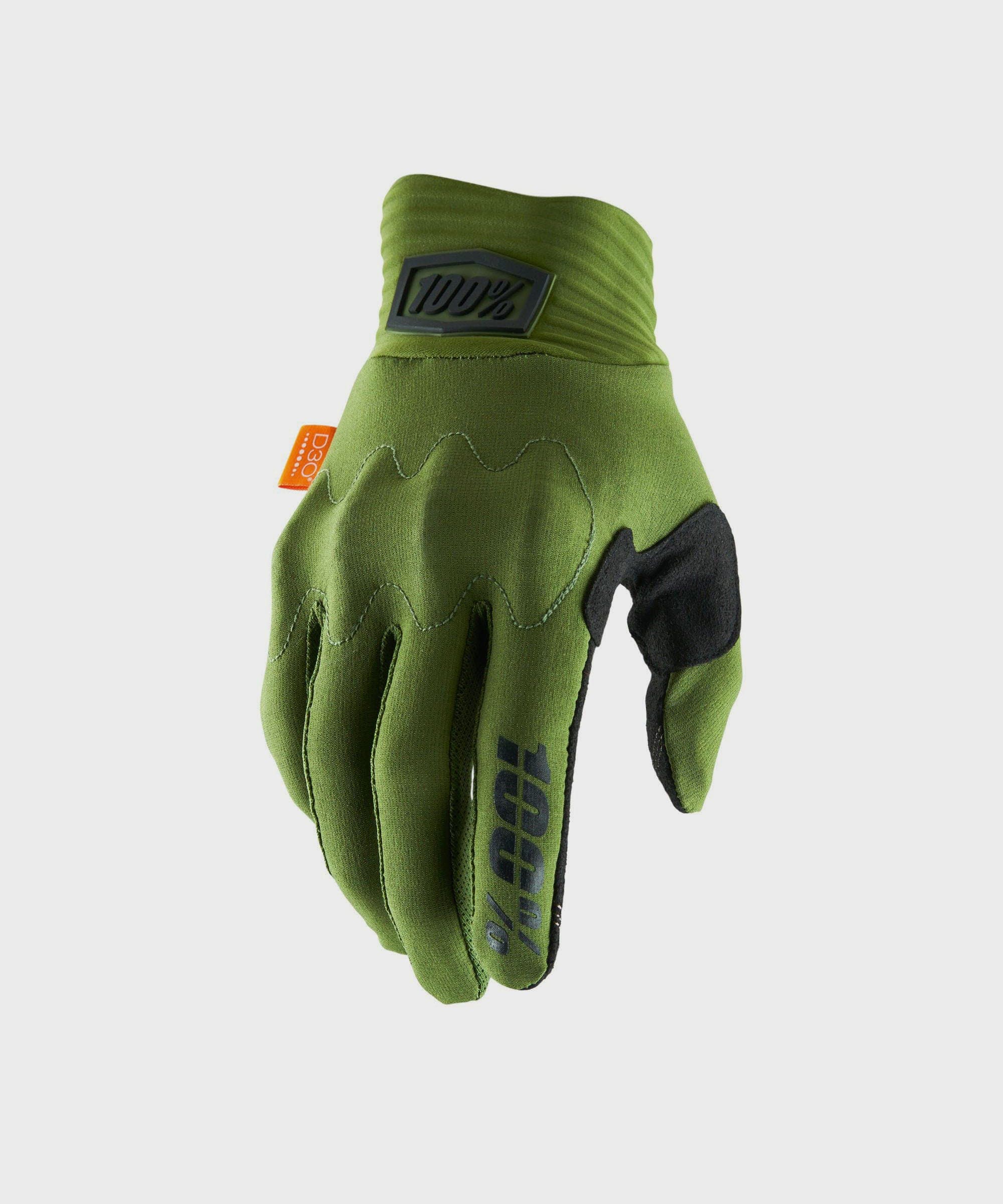 100% Cognito D30 Glove Army Green / Black S