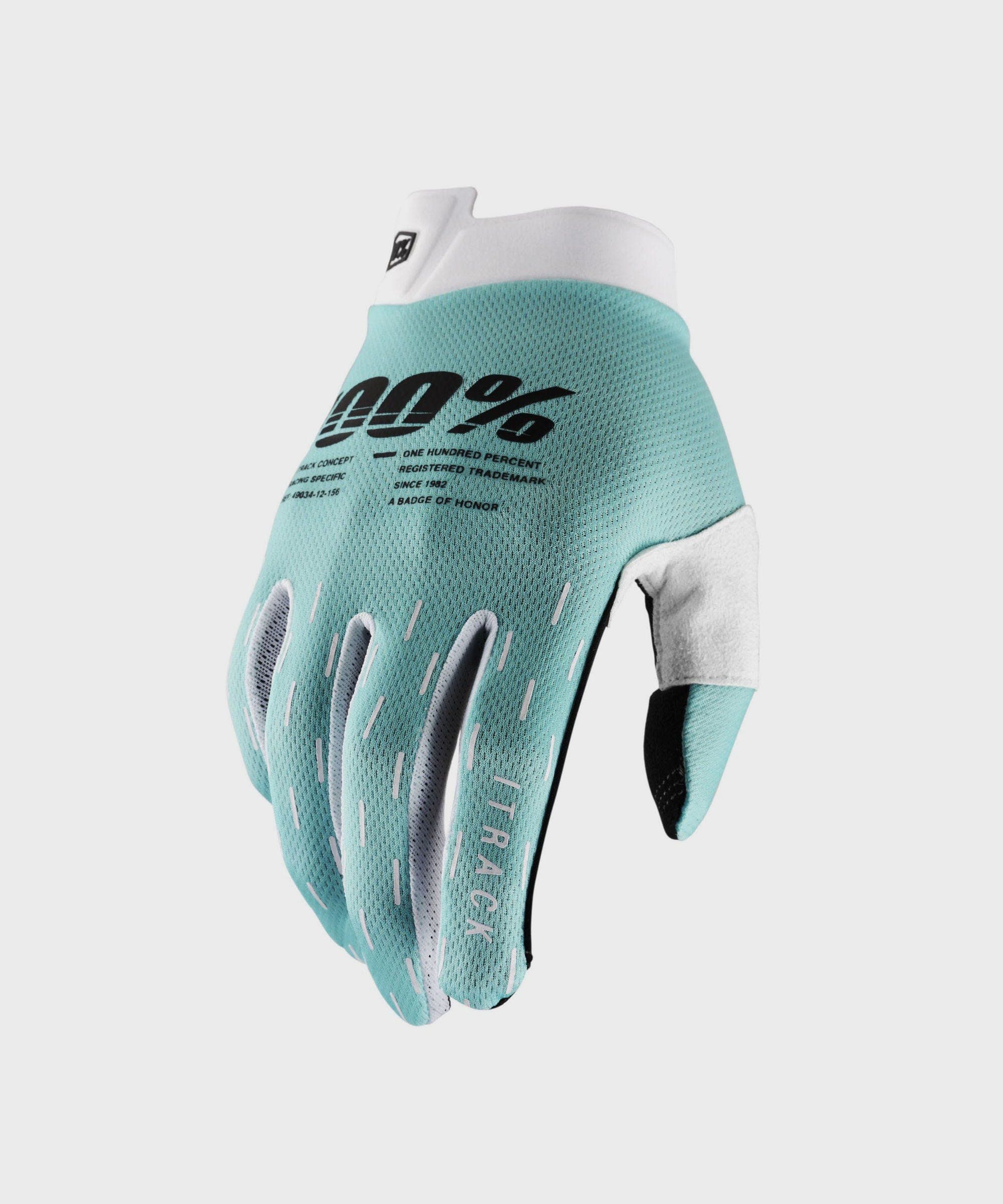 100% iTrack Glove Aqua XL