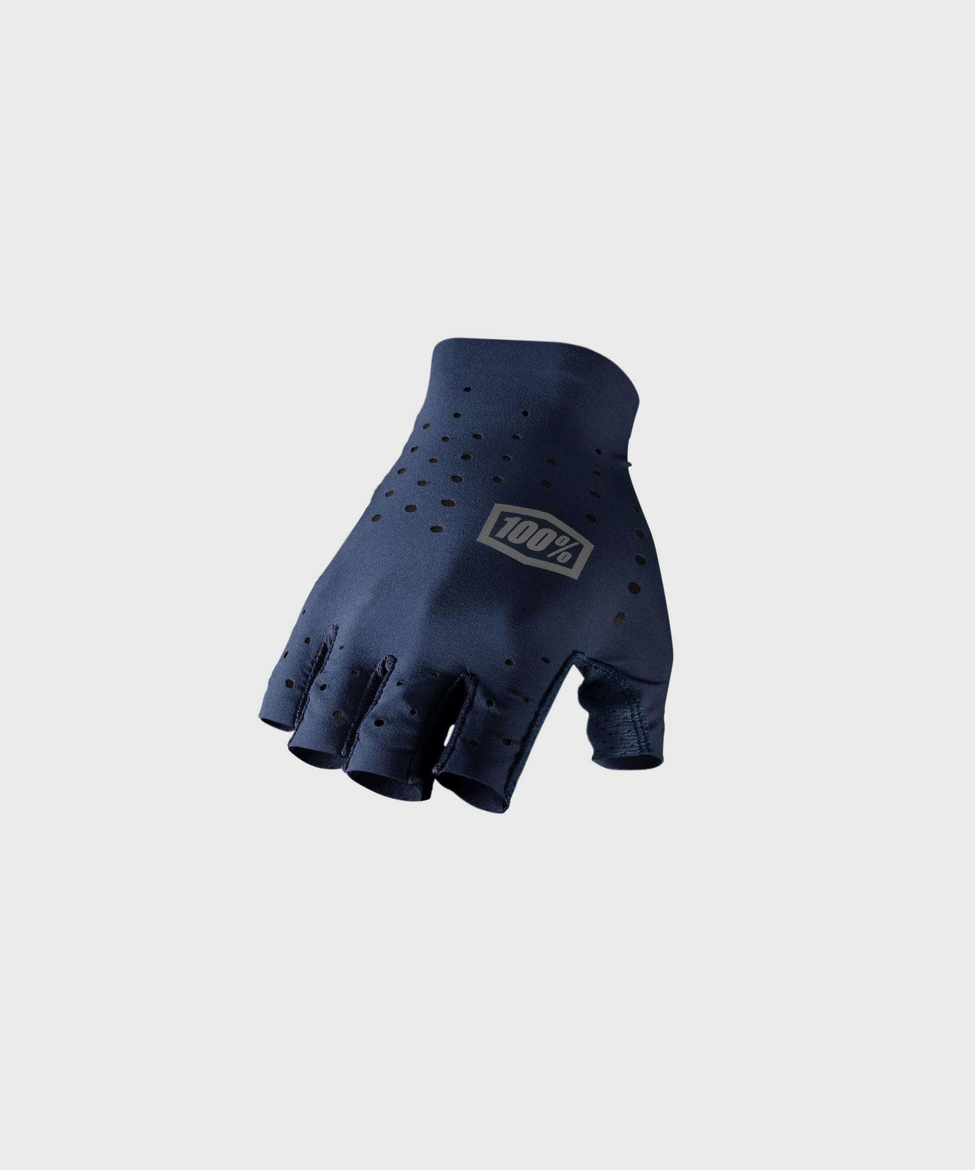 100% Sling Short Finger Glove Navy L